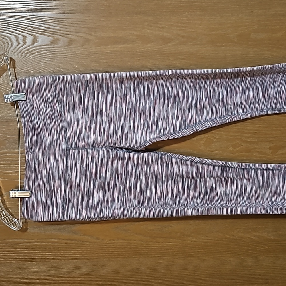 RBX pink and gray capri-length Leggings